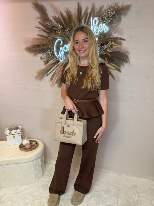 Belted Loungewear Set