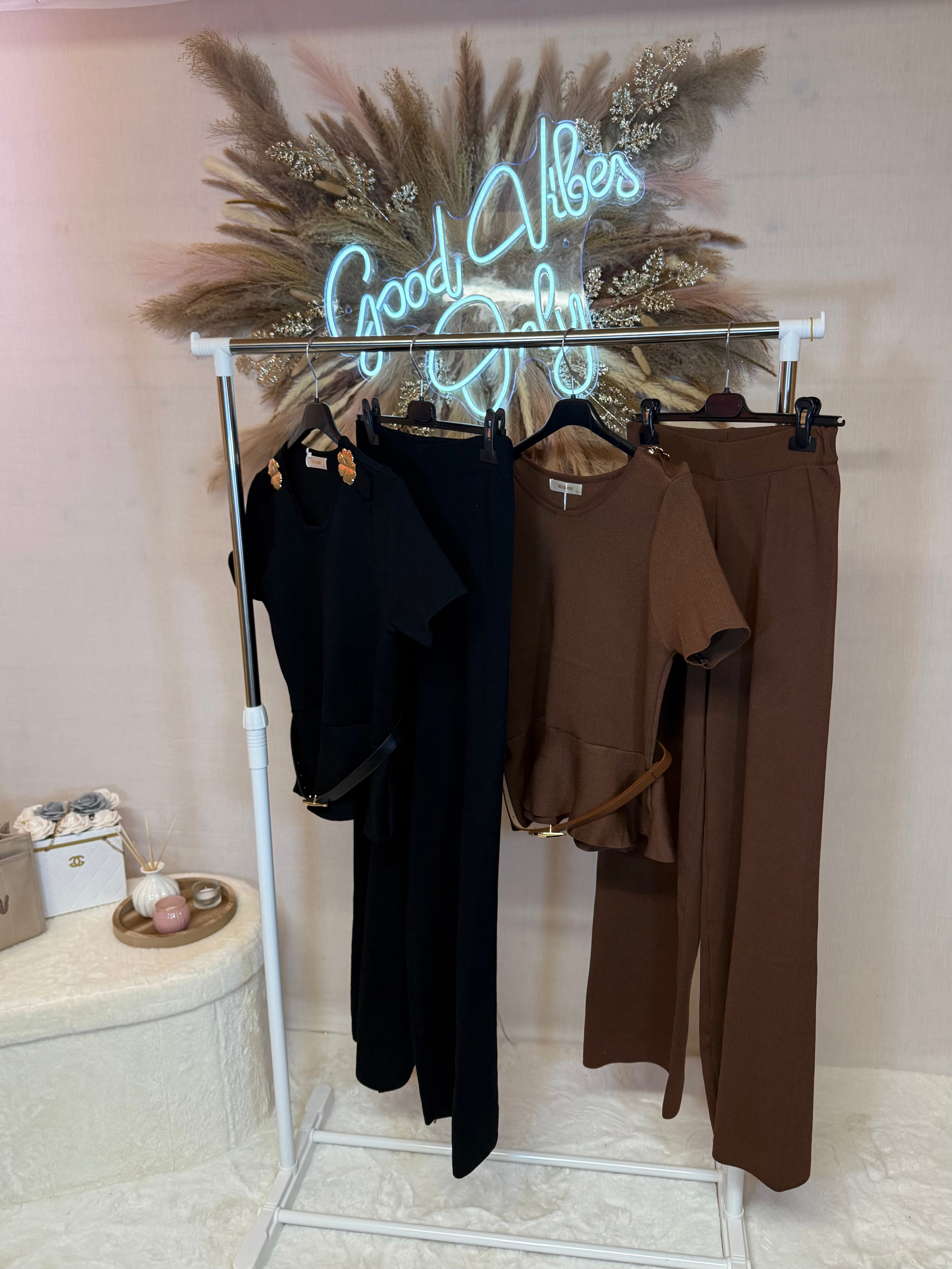 Belted Loungewear Set