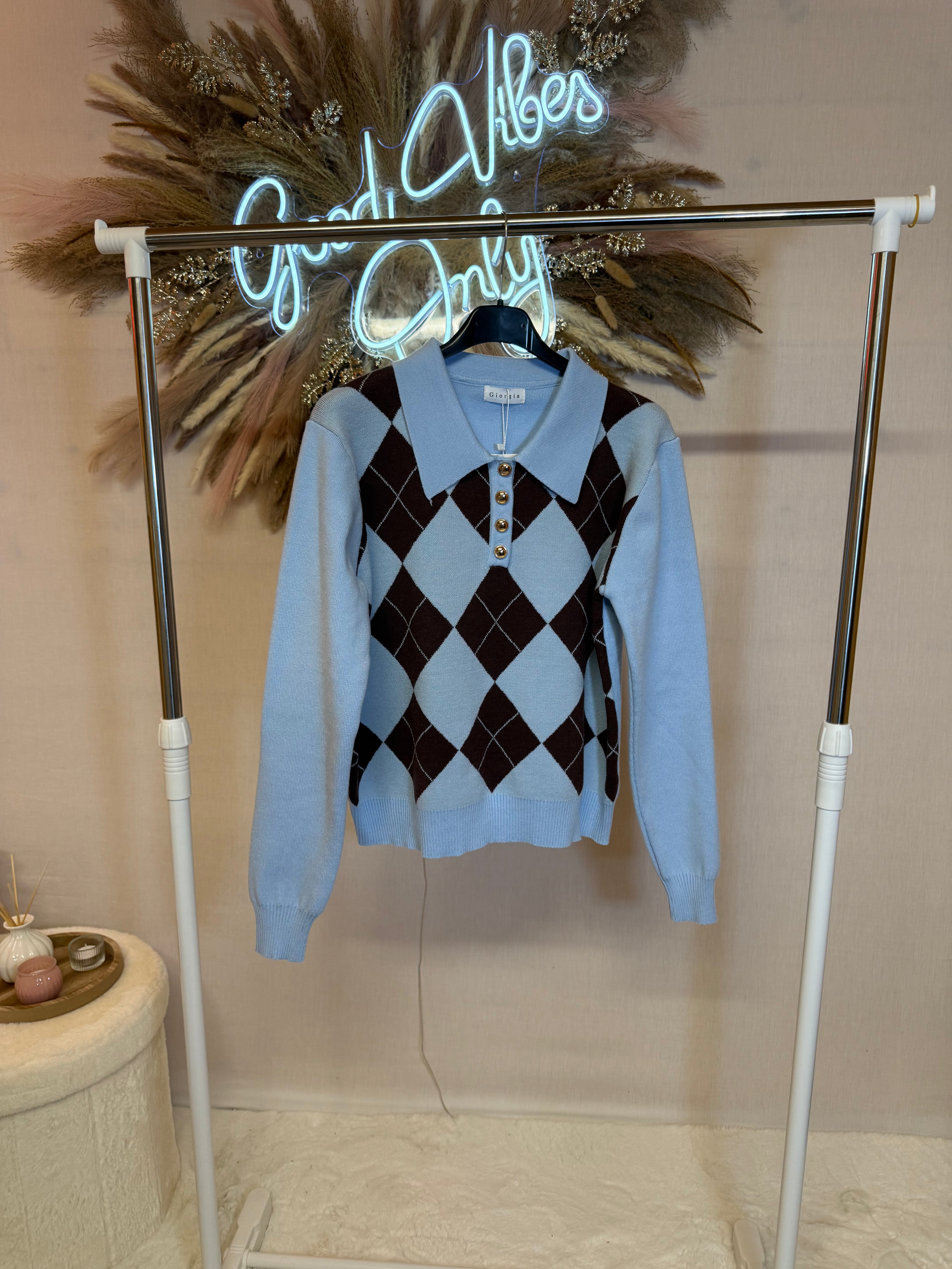 Diamond Patterned Jumper