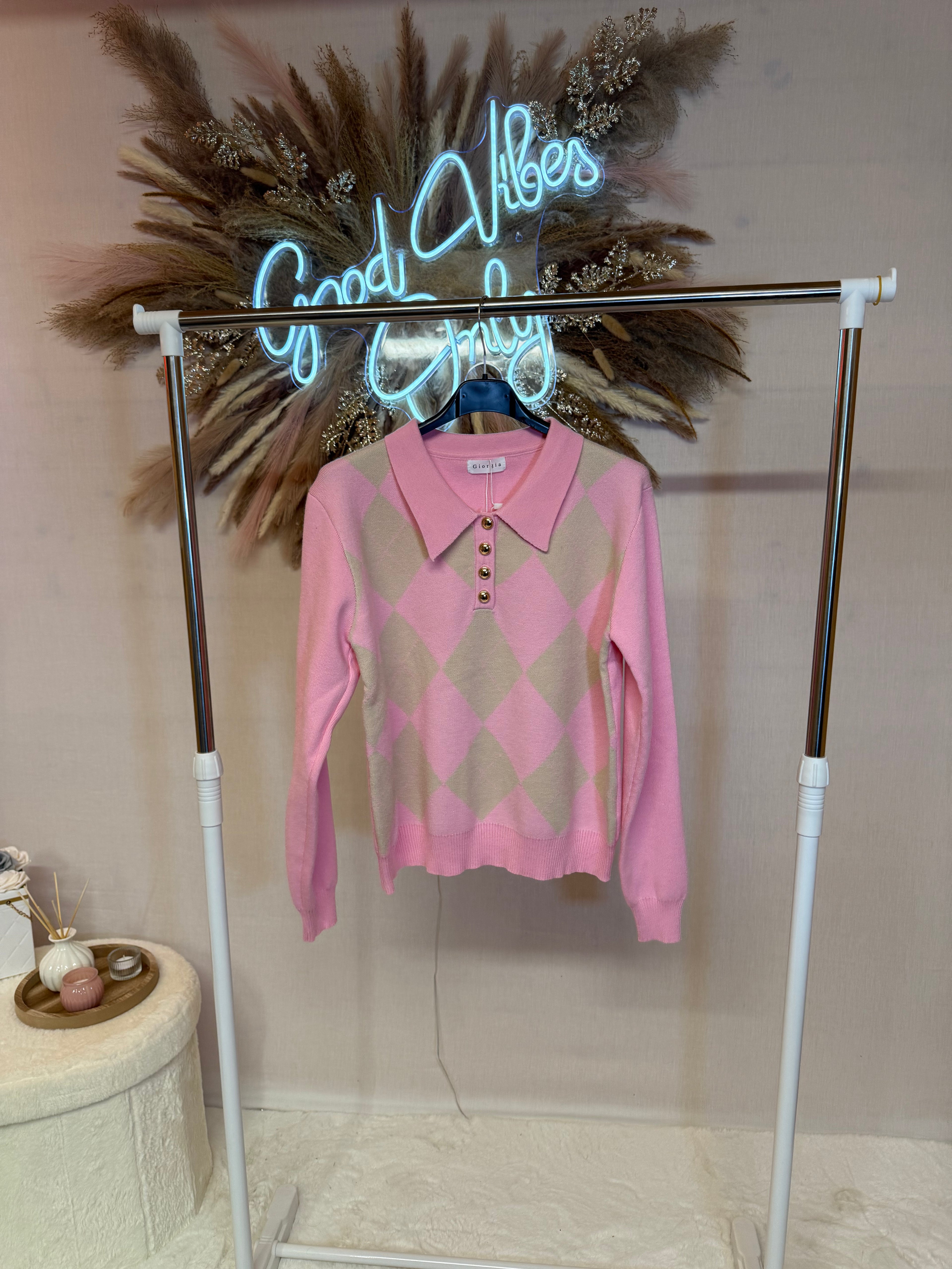 Diamond Patterned Jumper