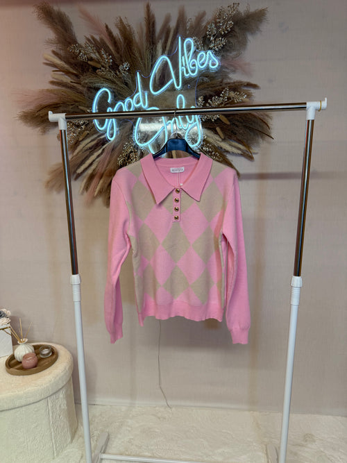 Diamond Patterned Jumper