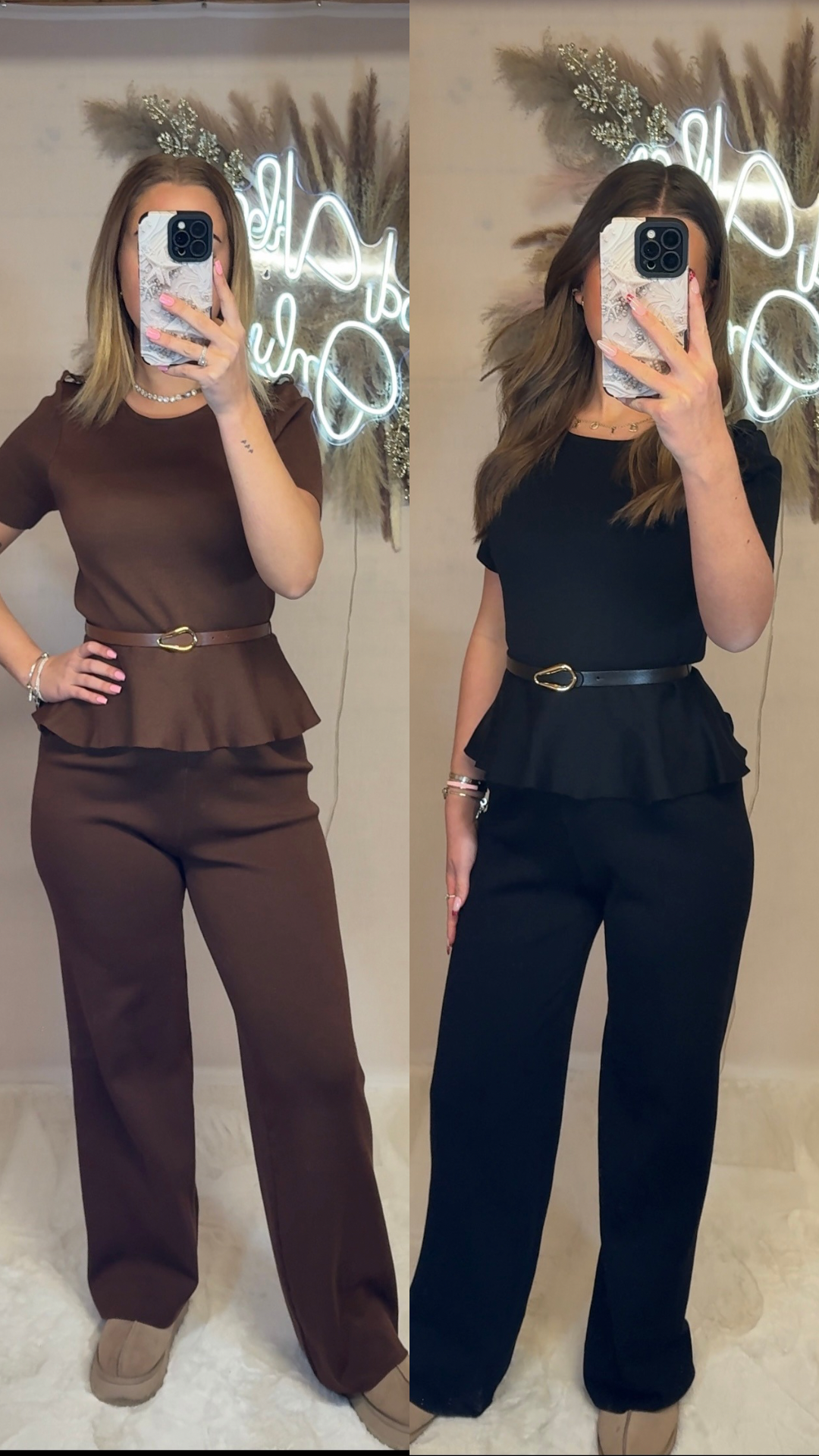 Belted Loungewear Set