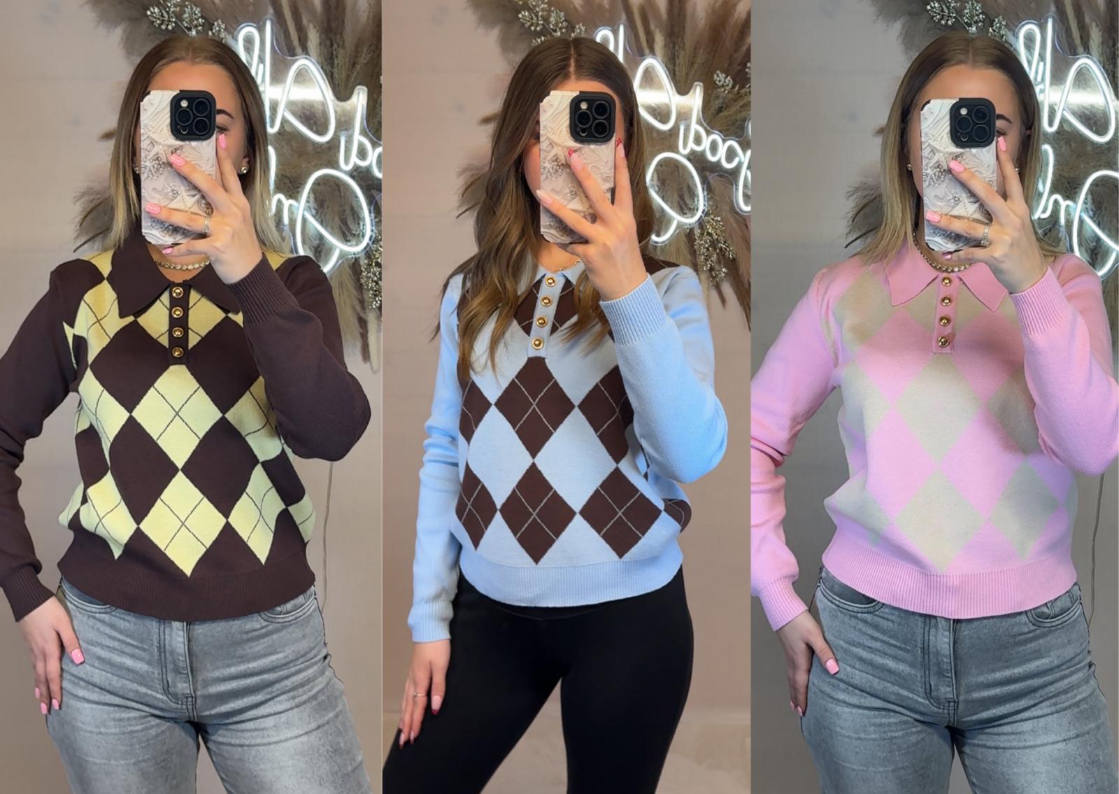 Diamond Patterned Jumper